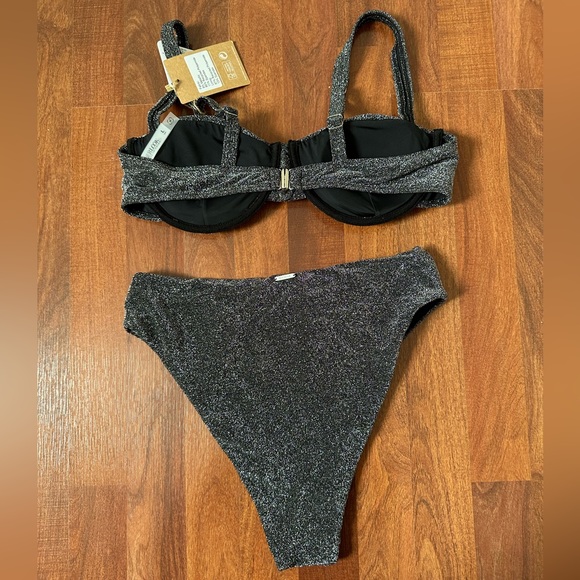 NWT Sparkly Lurex Bikini - Picture 3 of 8